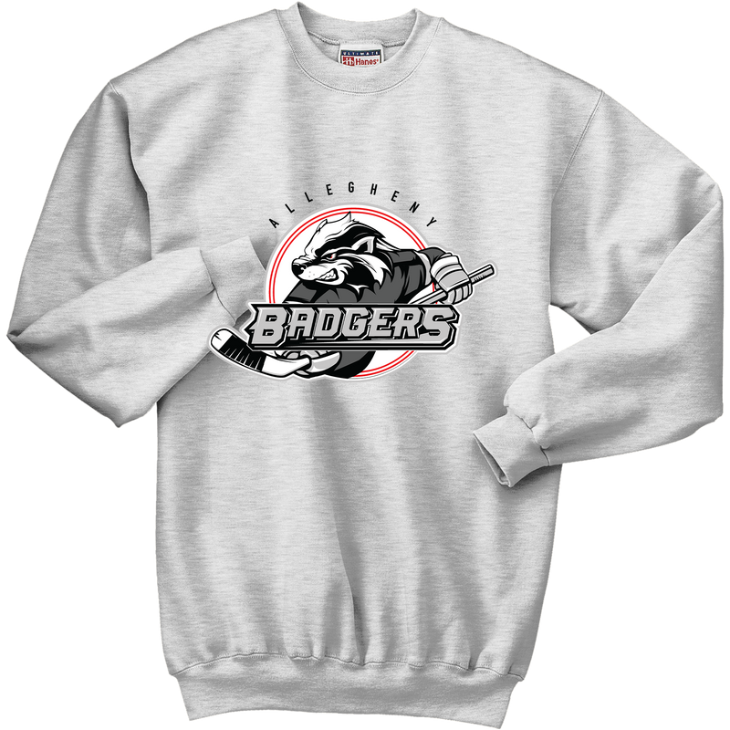 Allegheny Badgers Ultimate Cotton - Crewneck Sweatshirt
